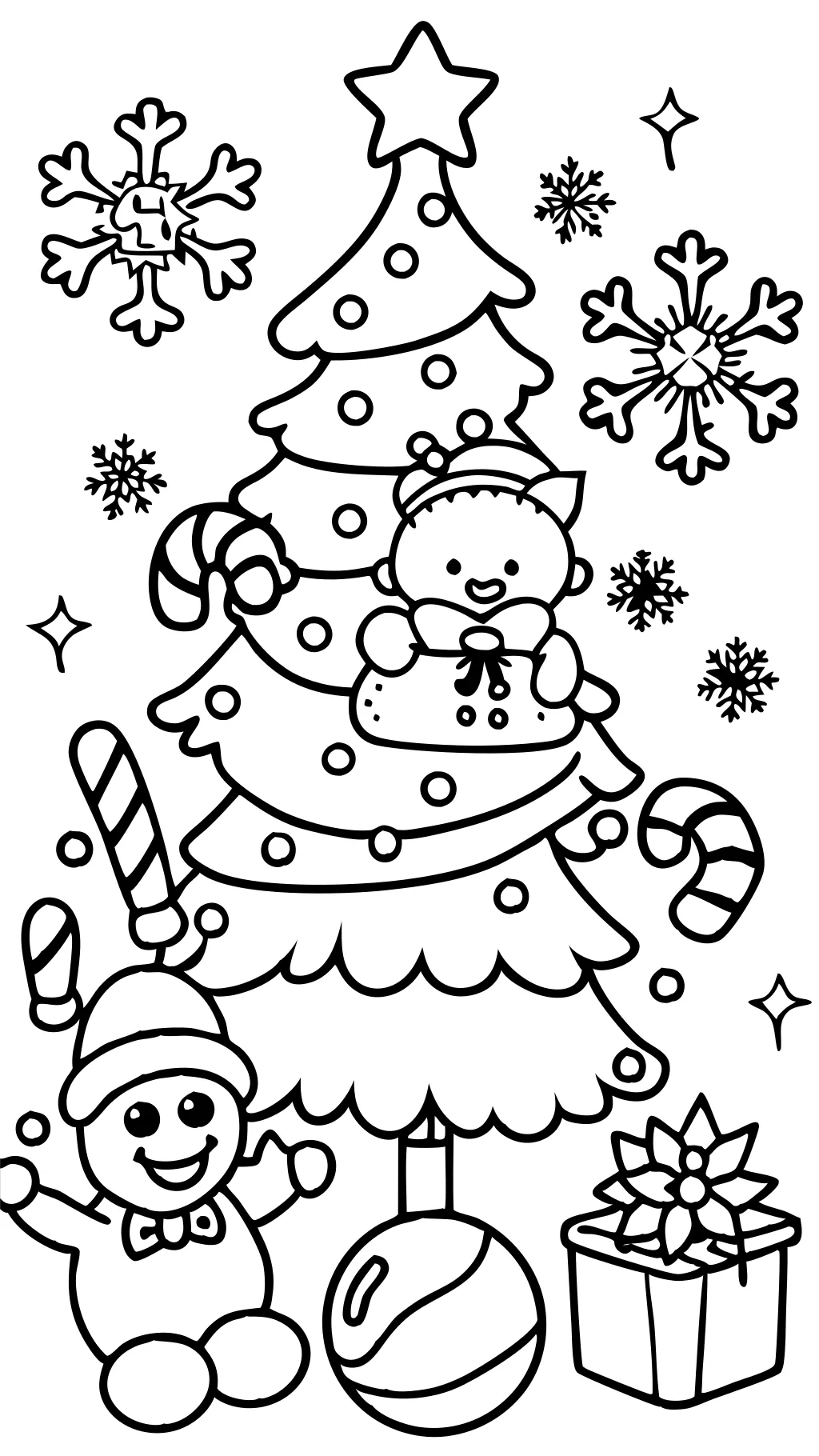 coloring pages free christmas